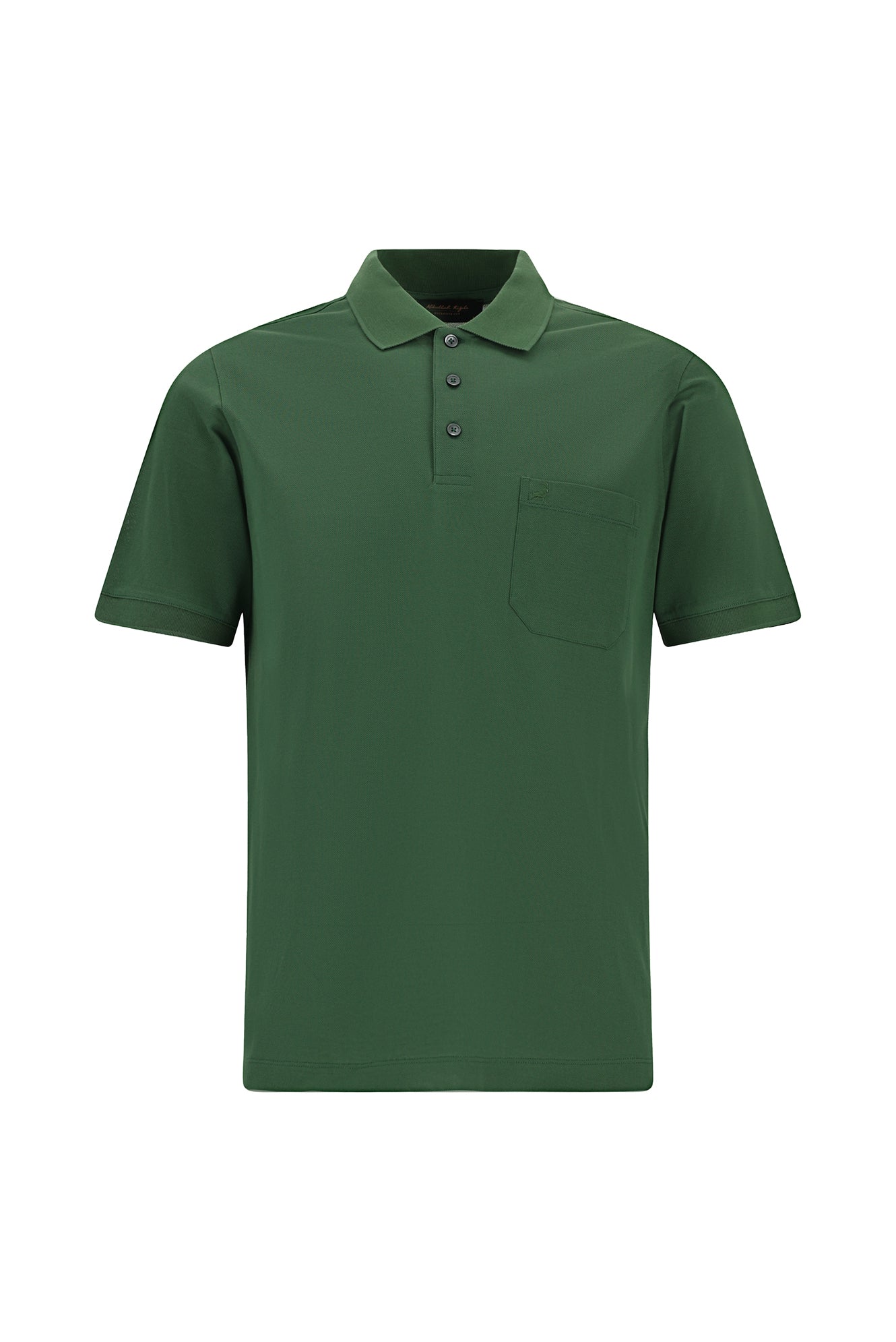 Nefti Regular Fit Pamuk Nakışlı Merserize Polo Yaka T-shirt