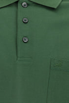 Nefti Regular Fit Pamuk Nakışlı Merserize Polo Yaka T-shirt