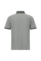 Siyah Regular Fit Desenli Nakışlı Pamuklu Polo Yaka T-shirt