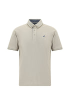Orta Kahve Regular Fit Desenli Nakışlı Pamuklu Polo Yaka T-shirt