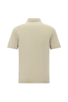 Orta Bej Regular Fit Keten Polo Yaka T-shirt