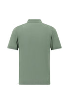 Küf Yeşili Slim Fit Dar Kesim Pamuklu Polo Yaka T-shirt