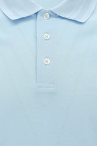 Mavi Slim Fit Dar Kesim Nakışlı Merserize Pamuk Polo Yaka T-shirt