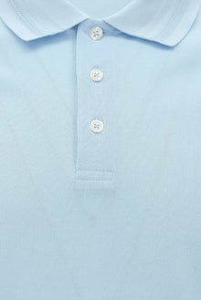 Mavi Slim Fit Dar Kesim Nakışlı Merserize Pamuk Polo Yaka T-shirt
