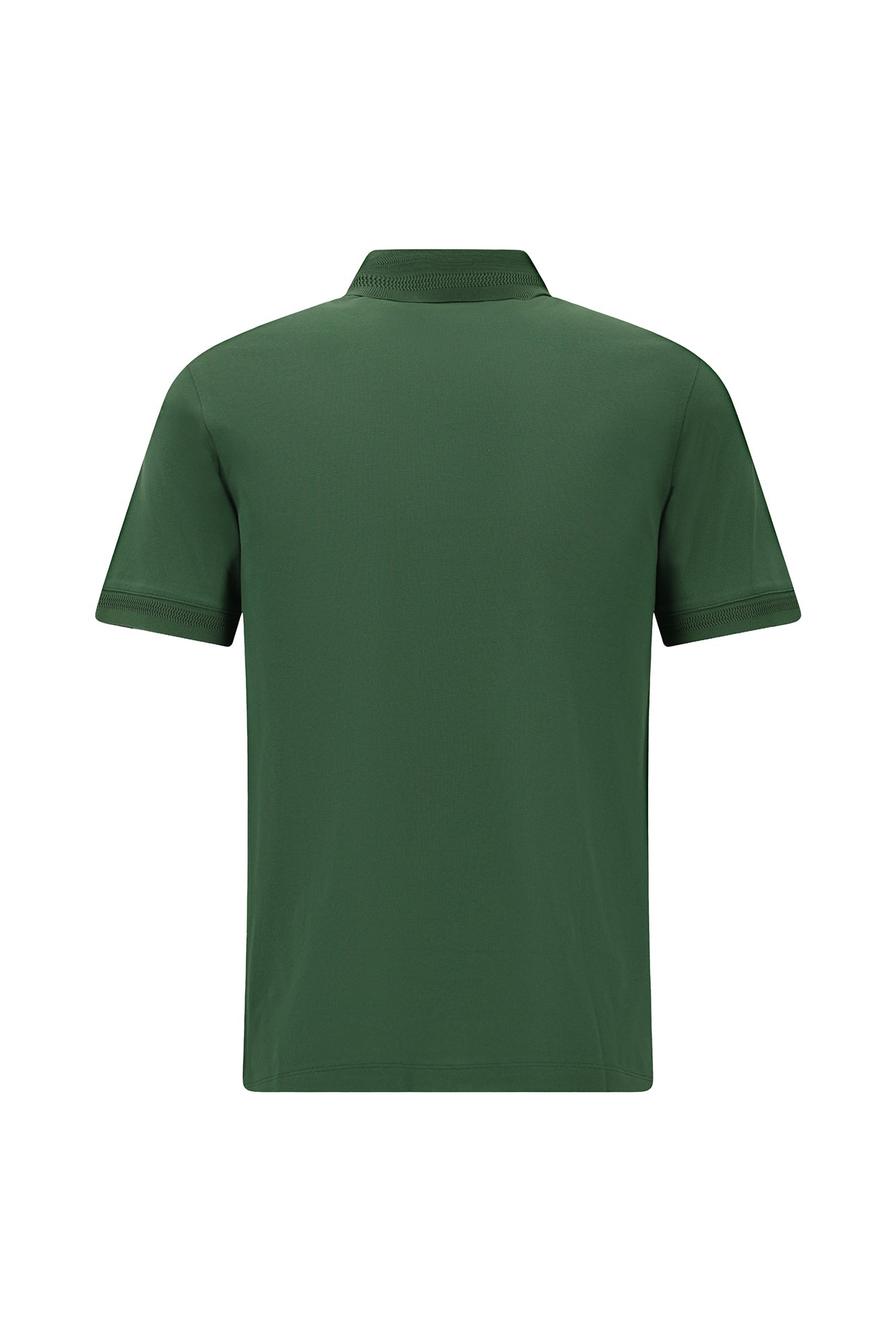 Nefti Slim Fit Dar Kesim Nakışlı Merserize Pamuk Polo Yaka T-shirt