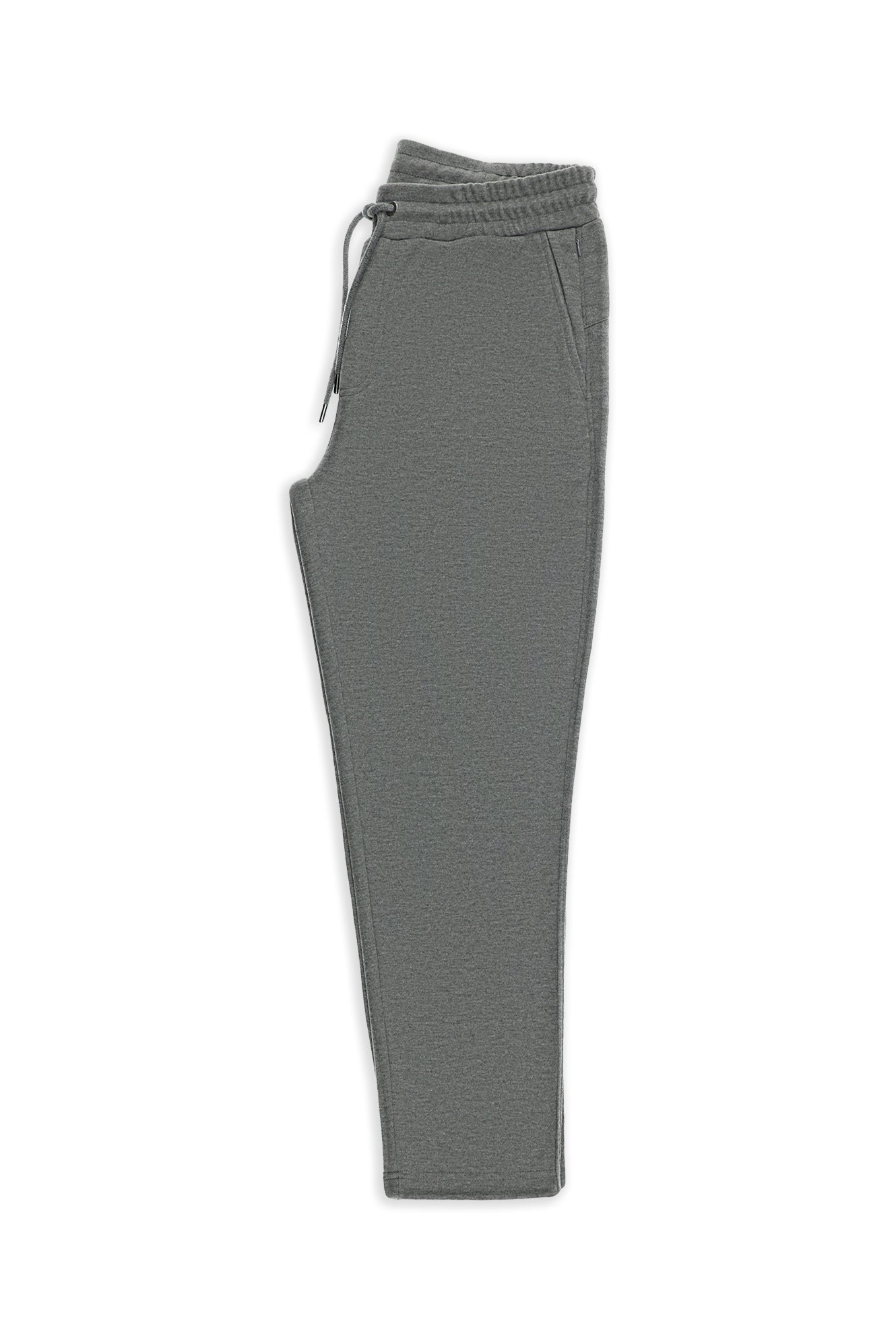 Orta Gri Melanj Regular Fit Pamuklu Sweatpant / Eşofman Altı