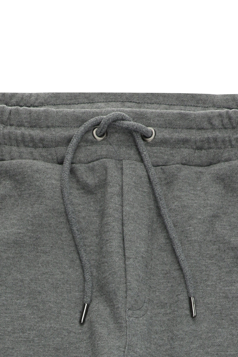 Orta Gri Melanj Regular Fit Pamuklu Sweatpant / Eşofman Altı