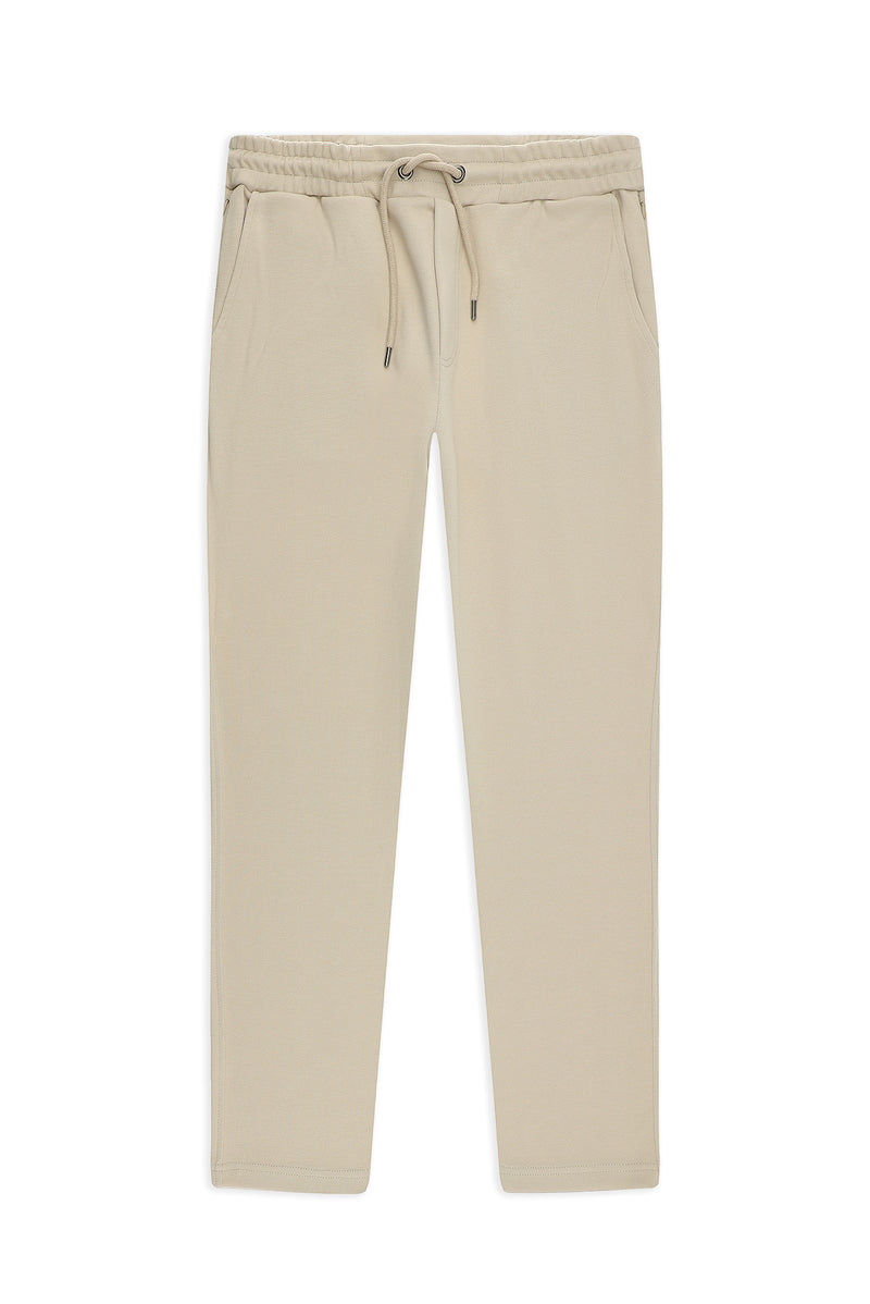 Açık Bej Regular Fit Pamuklu Sweatpant / Eşofman Altı