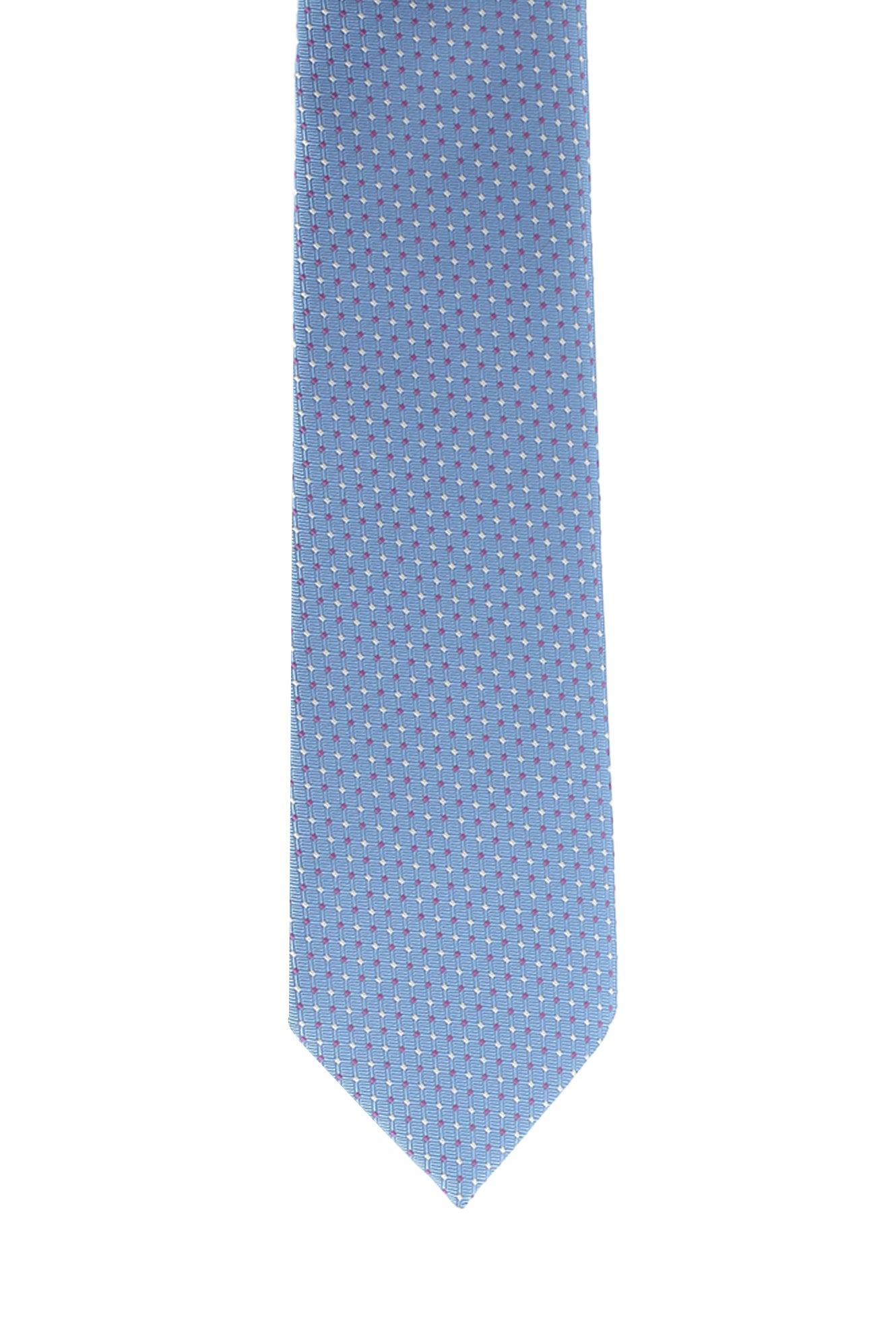 Açık Mavi Desenli Kravat