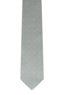 Açık Gri Desenli Kravat