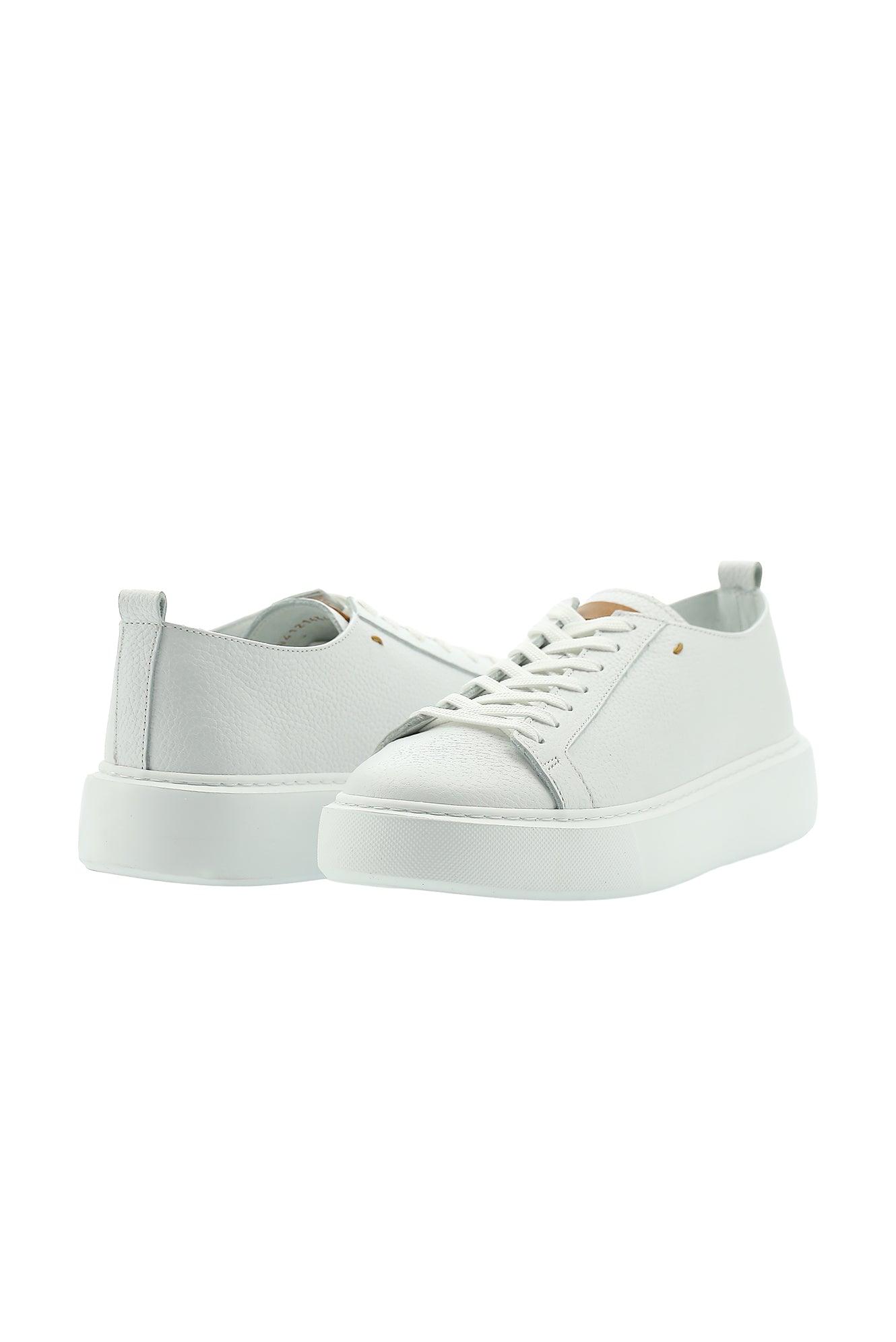 Beyaz Sneaker Deri Ayakkabı