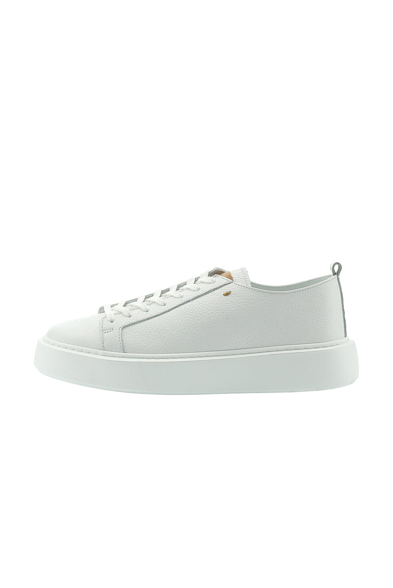 Beyaz Sneaker Deri Ayakkabı