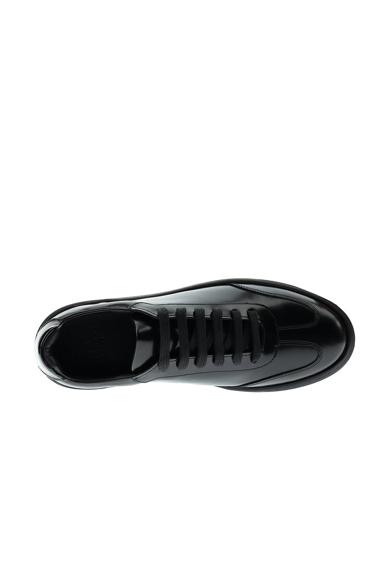 Siyah Sneaker Deri Ayakkabı