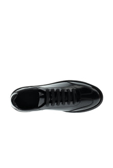 Siyah Sneaker Deri Ayakkabı