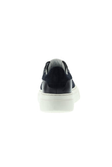 Lacivert Sneaker Deri Ayakkabı