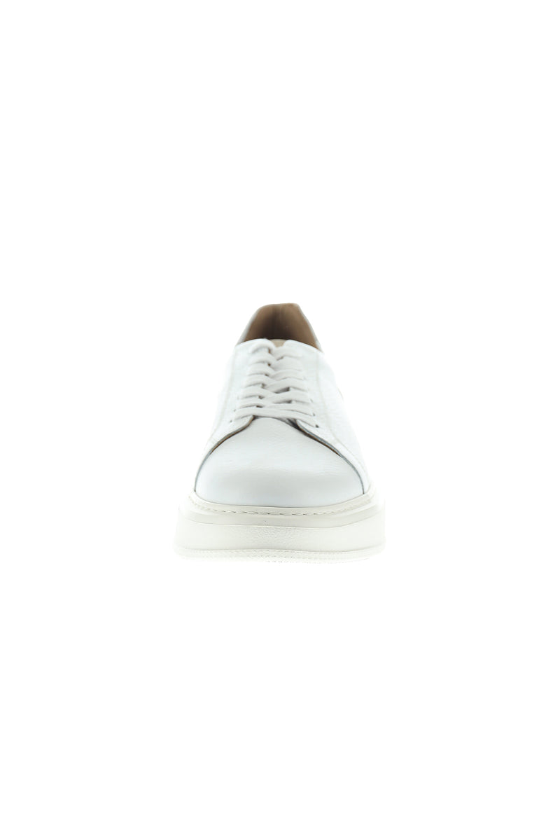 Beyaz Sneaker Deri Ayakkabı