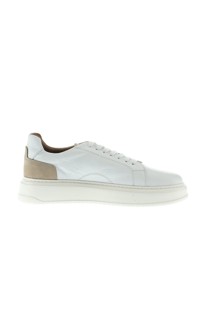 Beyaz Sneaker Deri Ayakkabı
