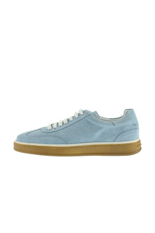 Mavi Sneaker Deri Ayakkabı
