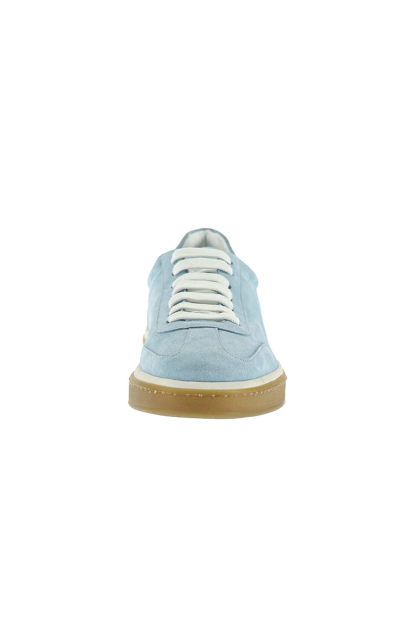 Mavi Sneaker Deri Ayakkabı
