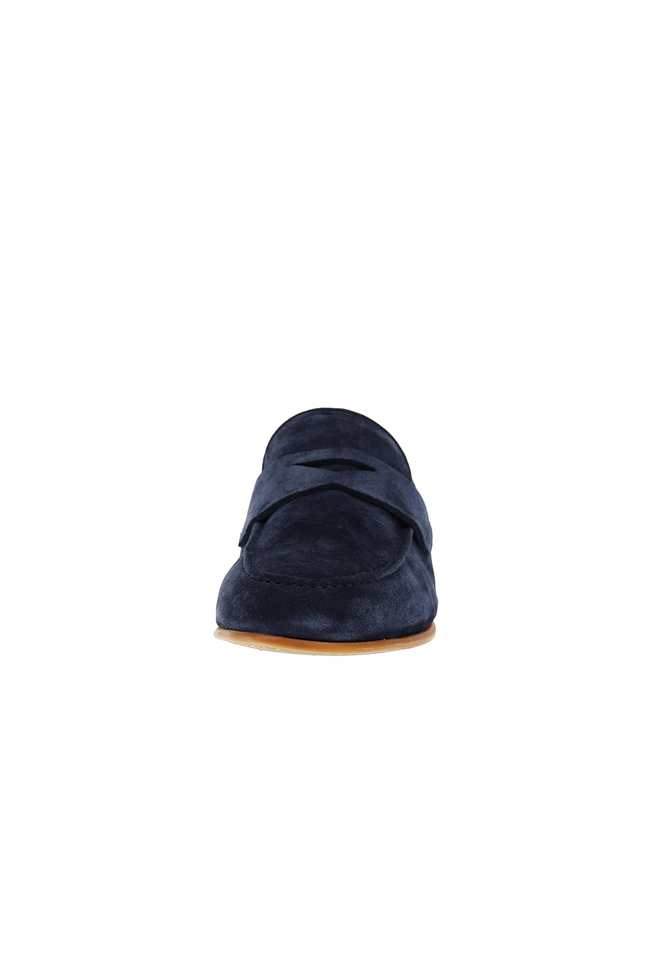 Koyu Lacivert Loafer Süet Deri Ayakkabı