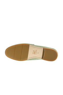 Mint Yeşili Loafer Süet Deri Ayakkabı