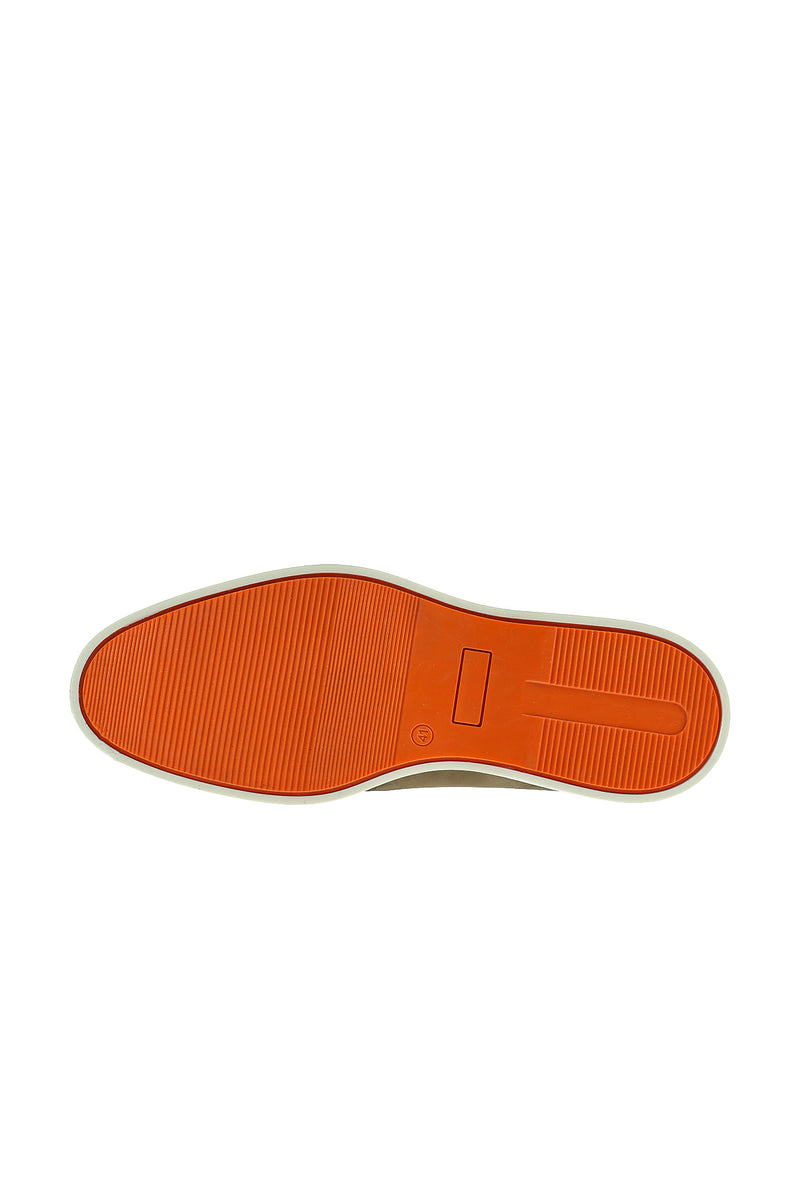 Orta Bej Nubuk Deri Ayakkabı