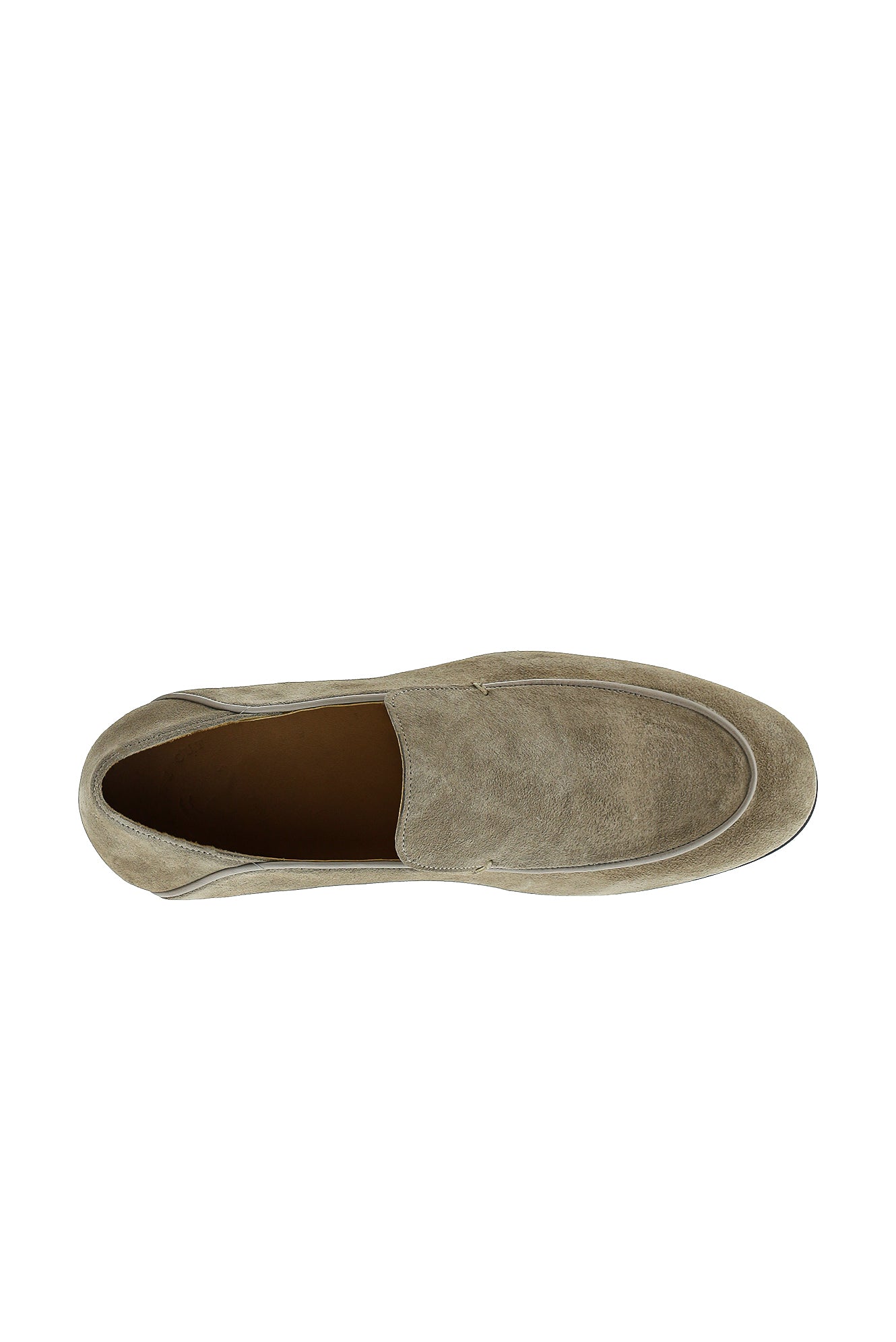 Orta Bej Süet Casual Loafer Deri Ayakkabı