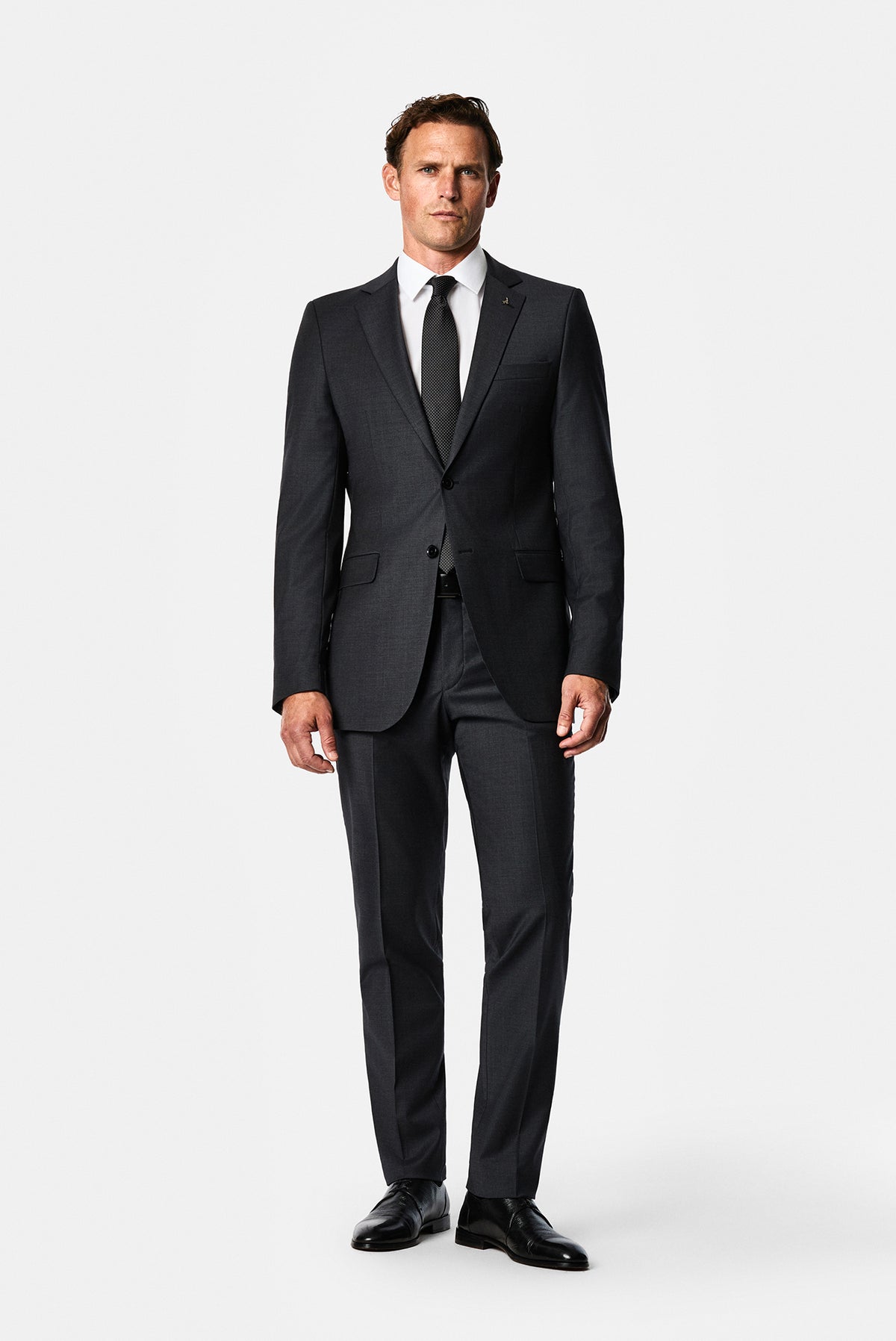 Marengo 8 Drop Long Slim Fit Düz Mono Yaka Takım Elbise