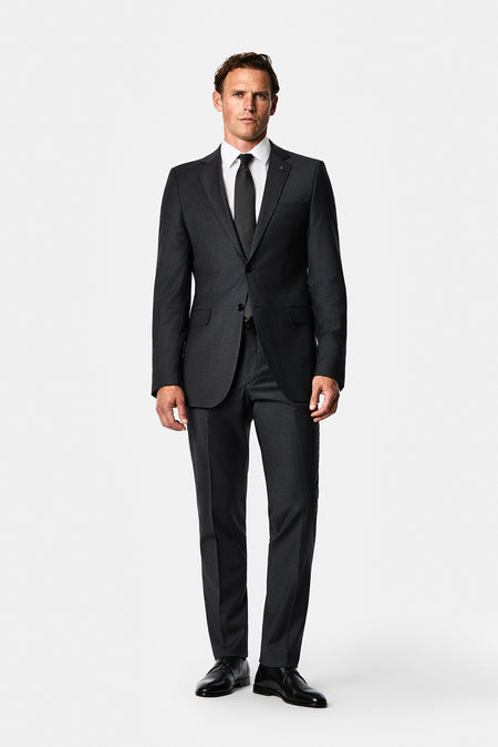 Marengo 8 Drop Long Slim Fit Düz Mono Yaka Takım Elbise