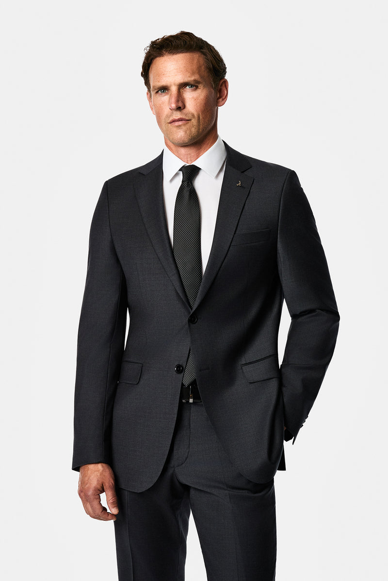 Marengo 8 Drop Long Slim Fit Düz Mono Yaka Takım Elbise