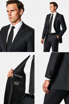 Marengo 8 Drop Long Slim Fit Düz Mono Yaka Takım Elbise