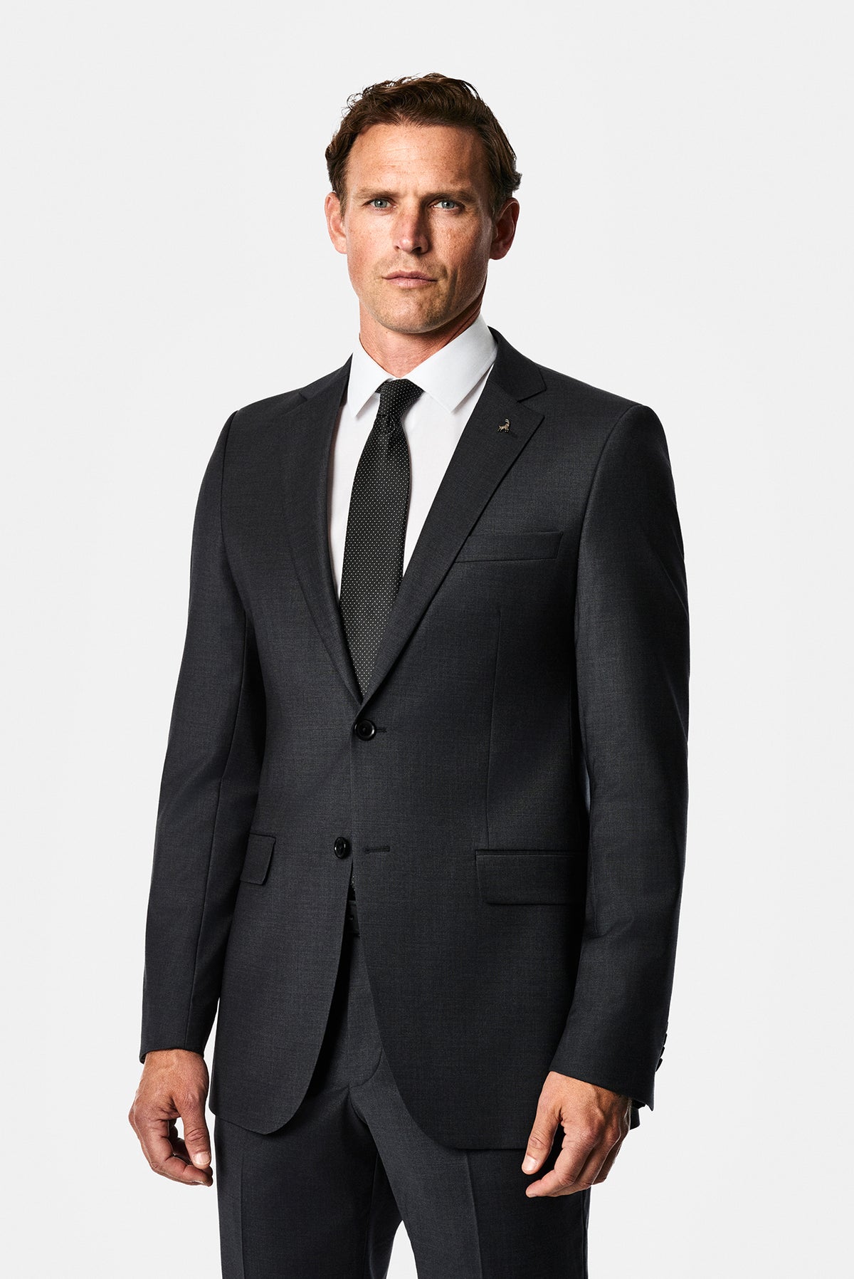 Marengo 8 Drop Long Slim Fit Düz Mono Yaka Takım Elbise