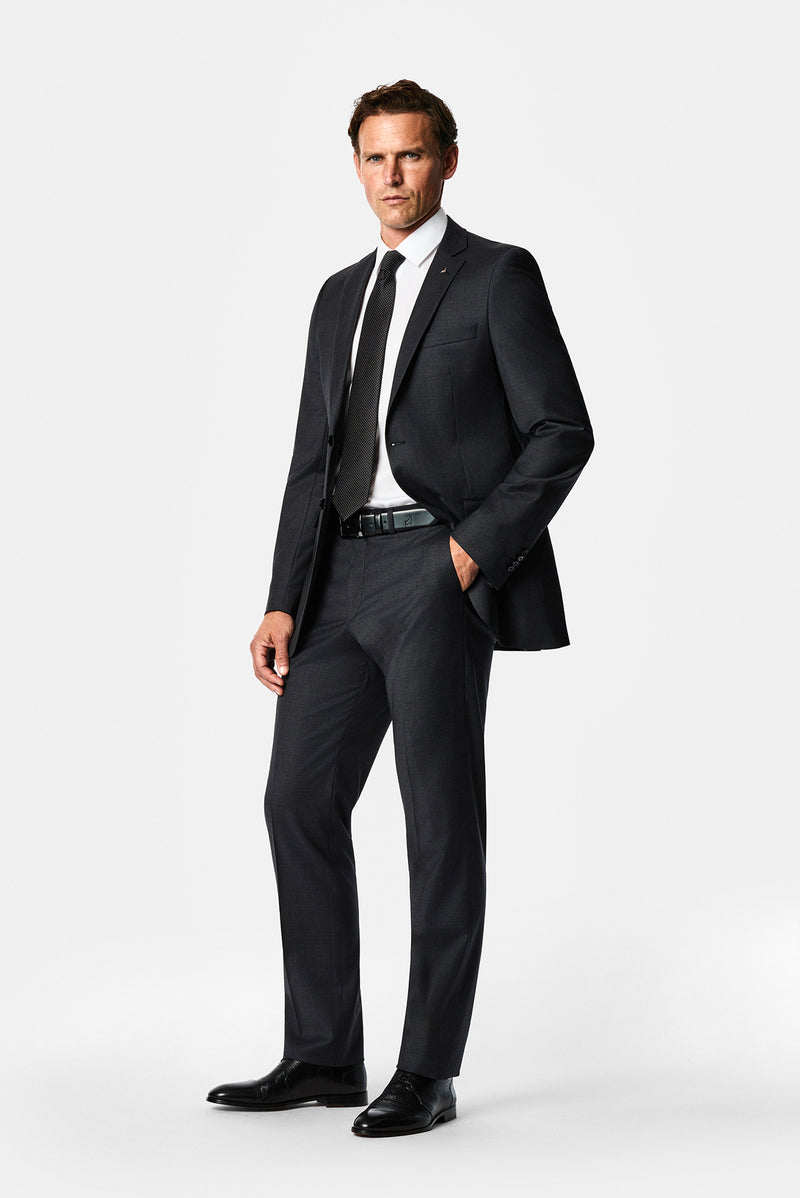 Marengo 8 Drop Long Slim Fit Düz Mono Yaka Takım Elbise