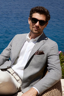 Koyu Füme 4 Drop Relaxed Fit Rahat Kesim Ceket