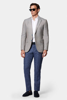 Mavi 6 Drop Regular Fit Standart Kesim Keten Karışımlı Pileli Klasik Kumaş Pantolon