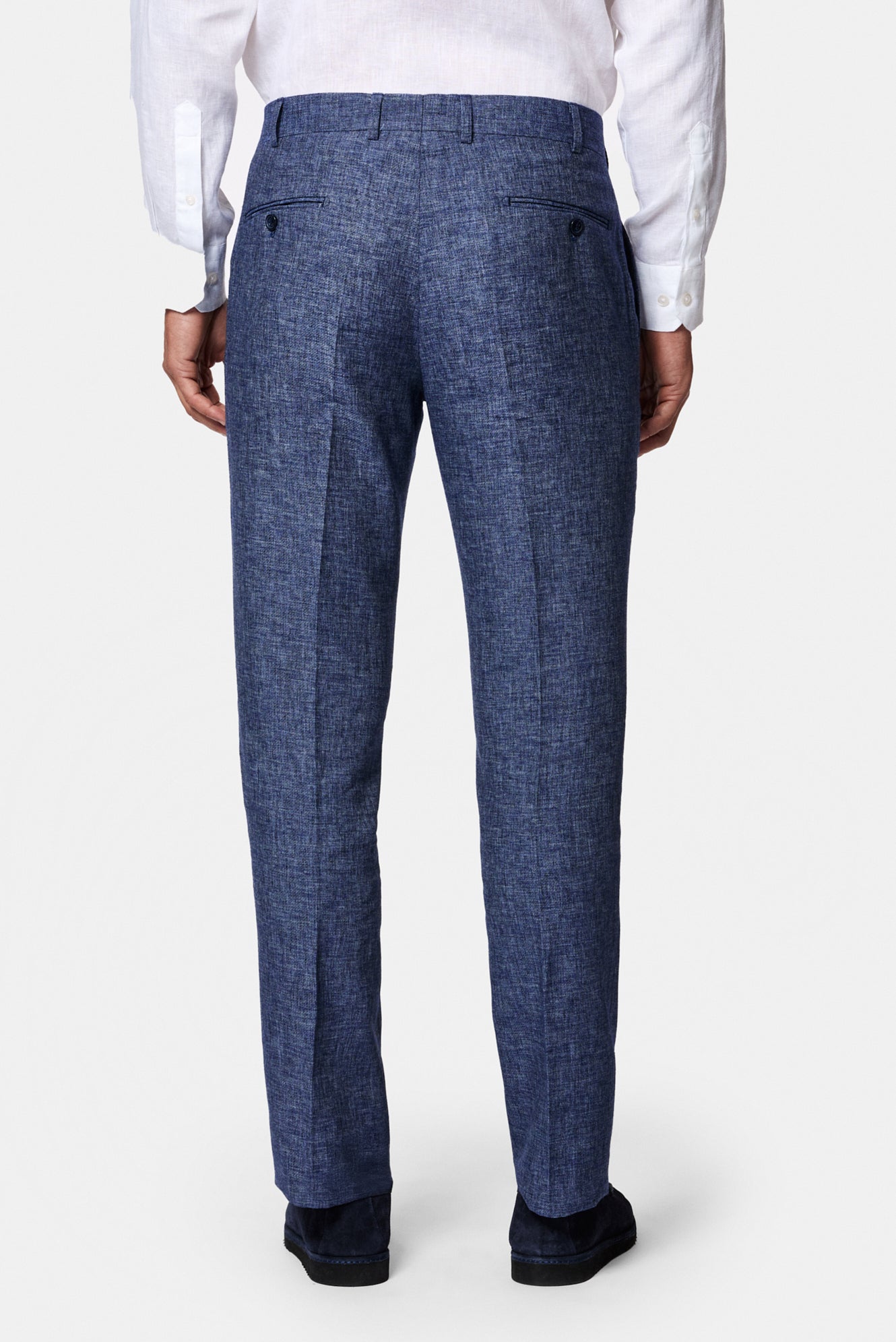 Mavi 6 Drop Regular Fit Standart Kesim Keten Karışımlı Pileli Klasik Kumaş Pantolon