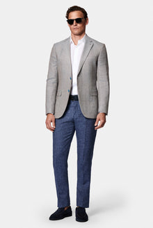 Mavi 6 Drop Regular Fit Standart Kesim Keten Karışımlı Pileli Klasik Kumaş Pantolon