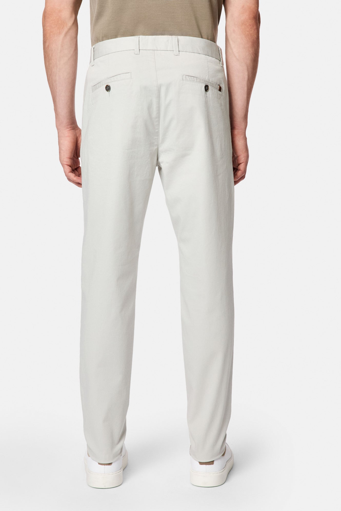Taş Tapered Slim Fit Yan Cepli Kanvas / Chino Pantolon