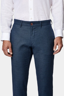 Koyu Lacivert 6 Drop Regular Fit Standart Kesim Kanvas / Chino Pantolon