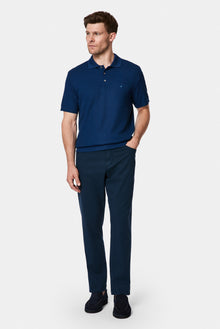 Orta Lacivert Regular Fit Standart Kesim 5 Cep Kanvas / Chino Pantolon