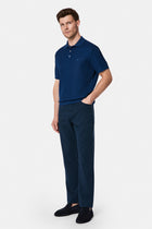 Orta Lacivert Regular Fit Standart Kesim 5 Cep Kanvas / Chino Pantolon