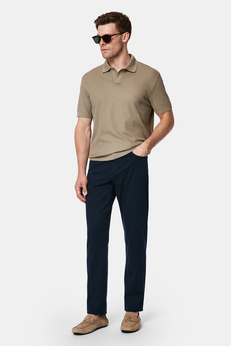 Koyu Lacivert Regular Fit Standart Kesim 5 Cep Kanvas / Chino Pantolon
