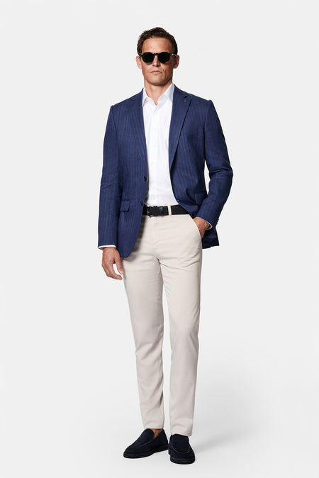 Taş Slim Fit Dar Kesim Modal Karışımlı Likralı Yan Cepli Kanvas / Chino Pantolon