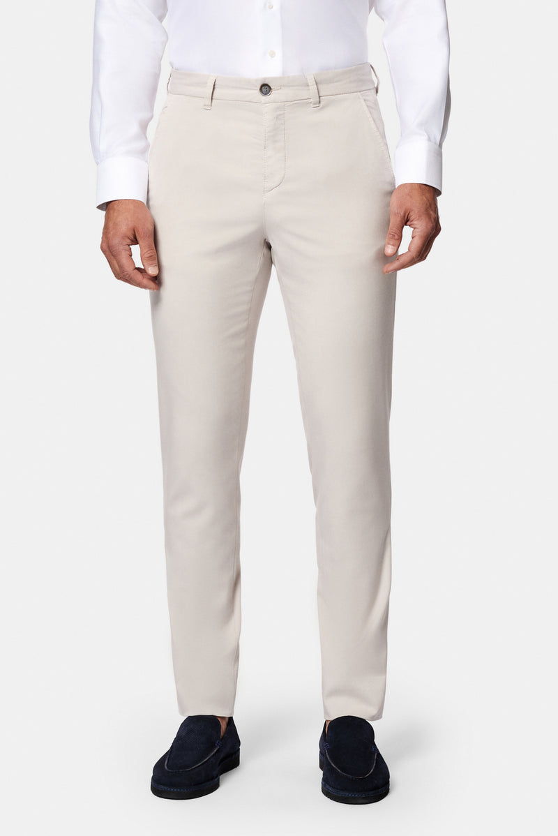 Taş Slim Fit Dar Kesim Modal Karışımlı Yandan Cep Kanvas / Chino Pantolon