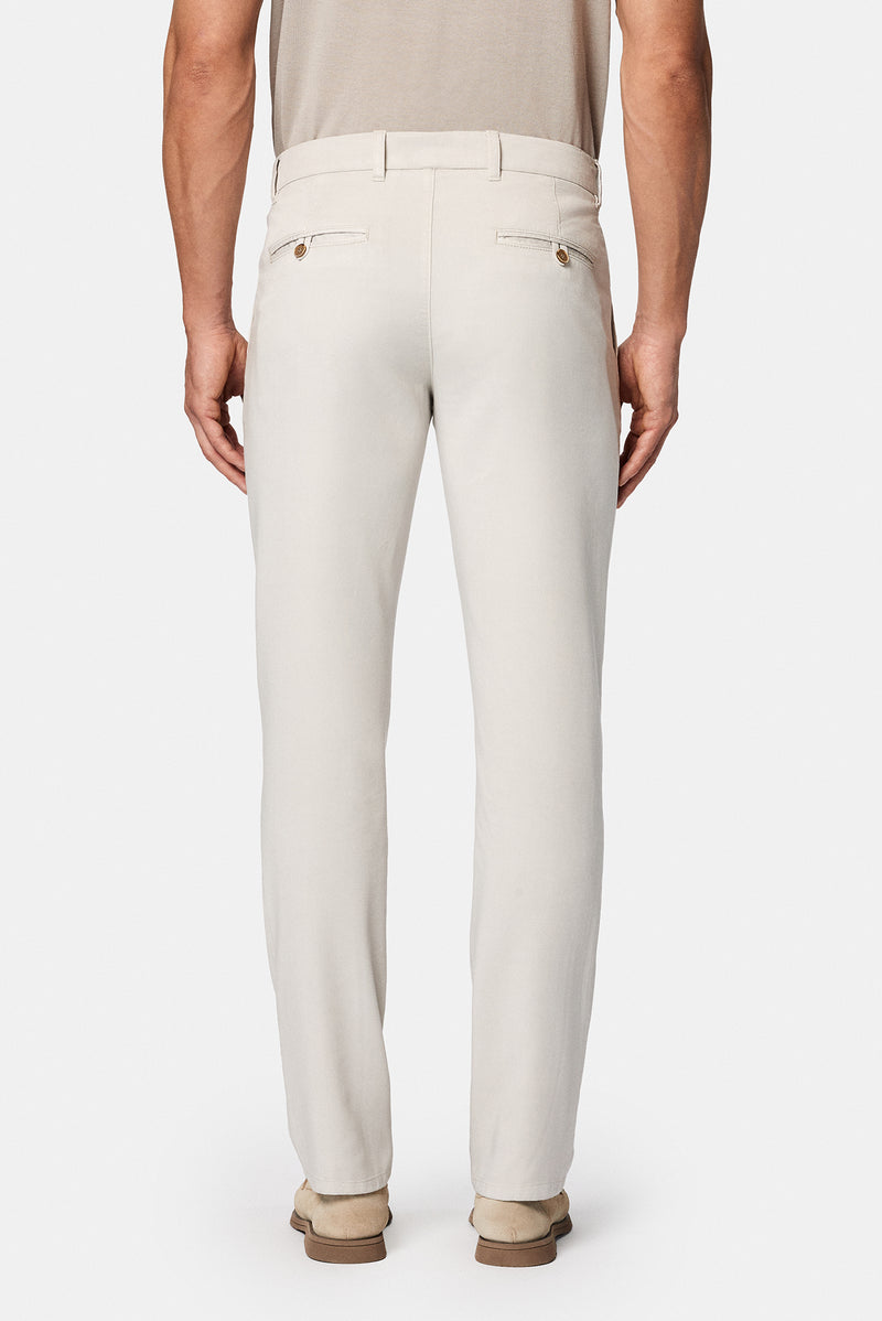 Taş Slim Fit Dar Kesim Modal Karışımlı Yandan Cep Kanvas / Chino Pantolon