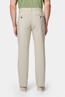 Orta Bej Regular Fit Standart Kesim Yan Cepli Pamuklu Likralı Kanvas / Chino Pantolon