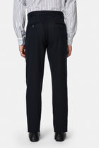 Koyu Lacivert Regular Fit Standart Kesim Yan Cepli Lyocell Pamuk Karışımlı Kanvas / Chino Pantolon