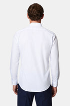 Açık Mavi Uzun Kol Slim Fit Klasik Non Iron Ütü Gerektirmeyen Çizgili %100 Pamuk Gömlek