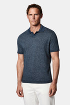 İndigo Regular Fit Polo Yaka Nakışlı %100 Pamuk Merserize T-shirt