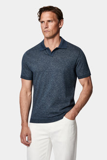 İndigo Regular Fit Polo Yaka Nakışlı %100 Pamuk Merserize T-shirt
